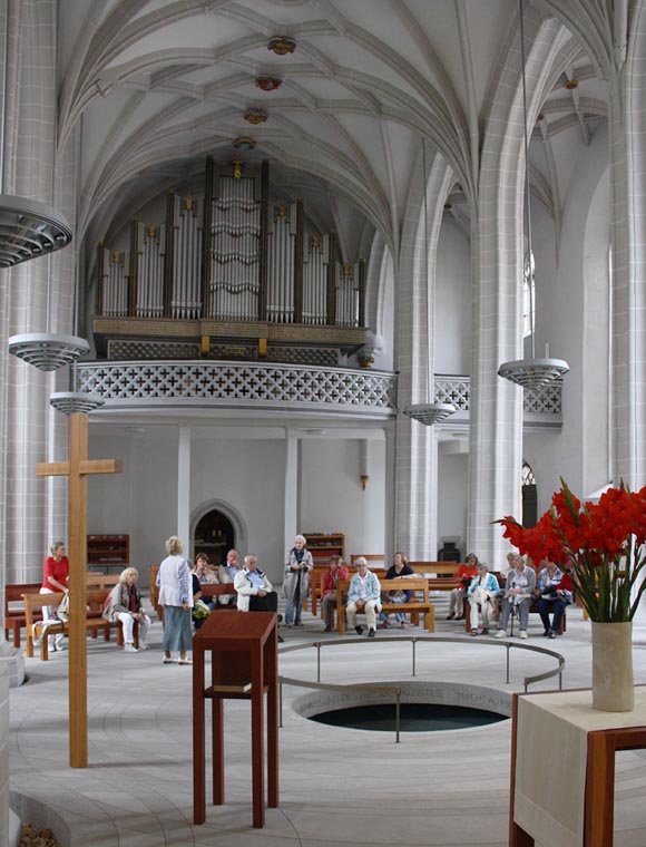 Eisleben: In der St. Petri-Kirche ist ein Taufzentrum entstanden