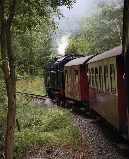 Selketalbahn-Dampfzug mit 99 6001