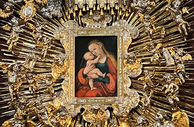 Gnadenbild von Lukas Cranach im Dom