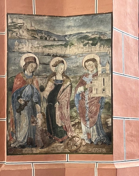 Oberwesel, Koblenz-Darstellung von 1490